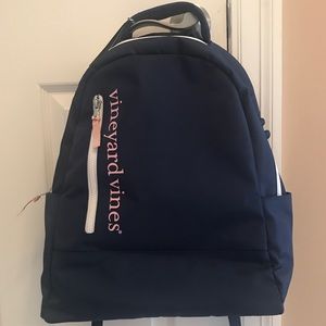 Vineyard Vines backpack navy blue and pink, NWT